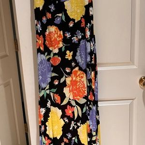 Strapless long dress